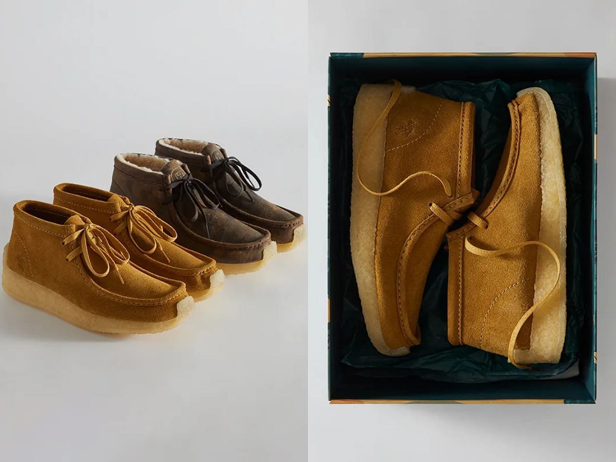 Ronnie Fieg x Clarks Lockhill 8th Street Collection (Image via Sneaker News)